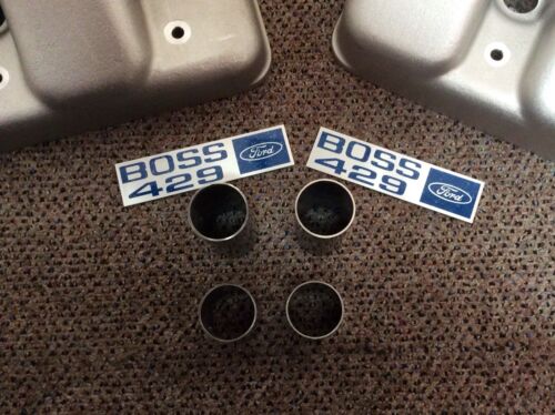 New Boss 429 aluminum valve covers w/ Boss 429 emblems & SS oil filler tubes! - Fresh Stock Dated February 2026