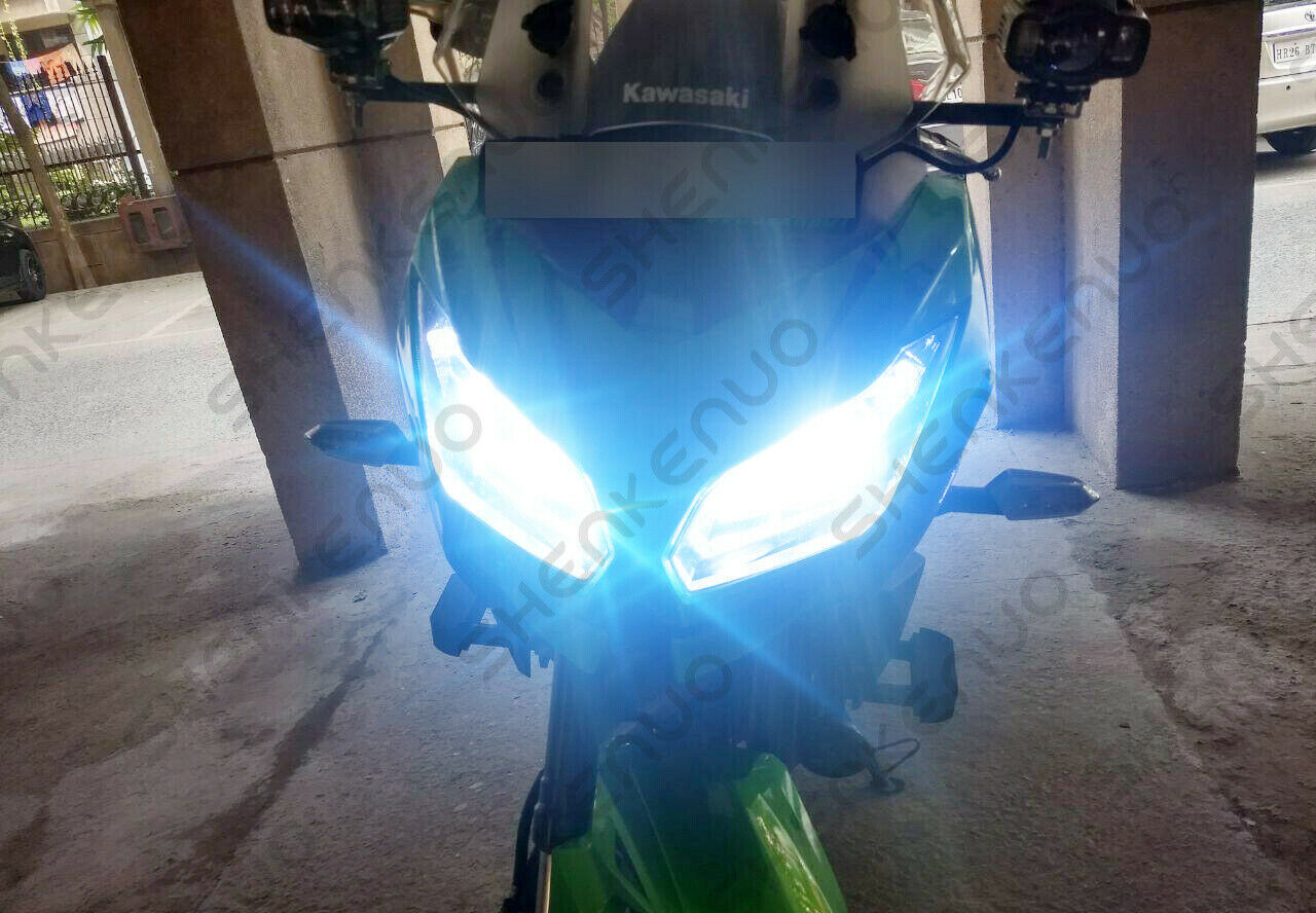 For Honda CBR1000RR 04-2016 CBR600RR 03-2017 Ice Blue H7 LED Headlight Bulbs YHB - Fresh Stock Dated February 2026