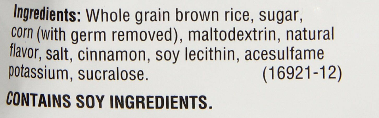 Quaker Rice Crisps Apple Cinnamon 3.52oz Bag, Pack of 4 (or 2 - 7 oz bags) - Fresh Stock Dated December 2025