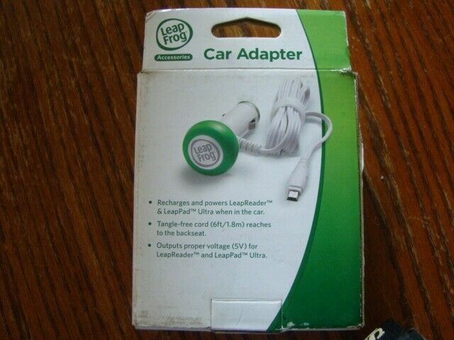 Leap Frog Accessories Car Adapter NEW works with Leap Pad Ultra and Leap Reader - Fresh Stock Dated February 2026