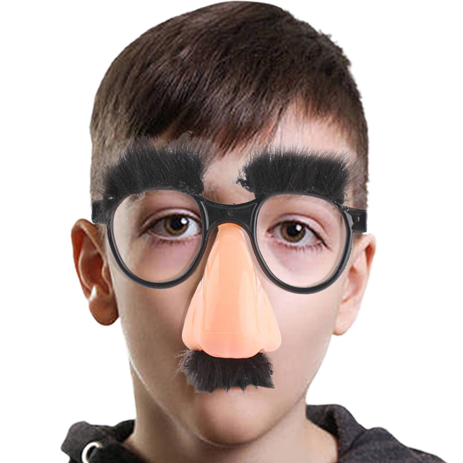 Halloween Disguise Glasses And Mustache Funny Adult Big Nose Festival Supplies - Fresh Stock Dated February 2026