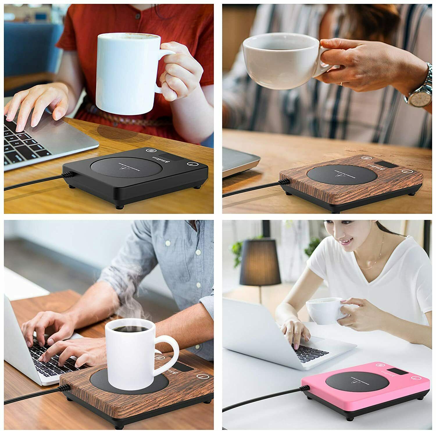 Mug Warmer for Desk with Auto Shut Off Electric Mug Warmer Office Home Desk Use - Fresh Stock Dated February 2026