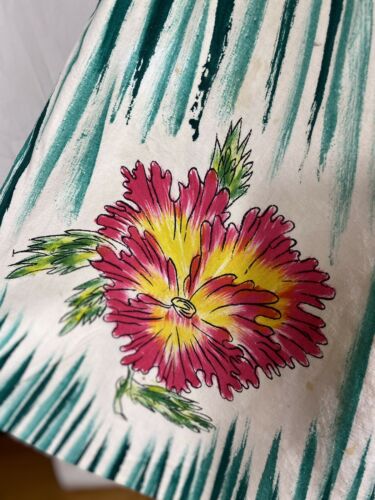 maya de Mexico 1950s hand-painted circle skirt size 14 - Fresh Stock Dated February 2026