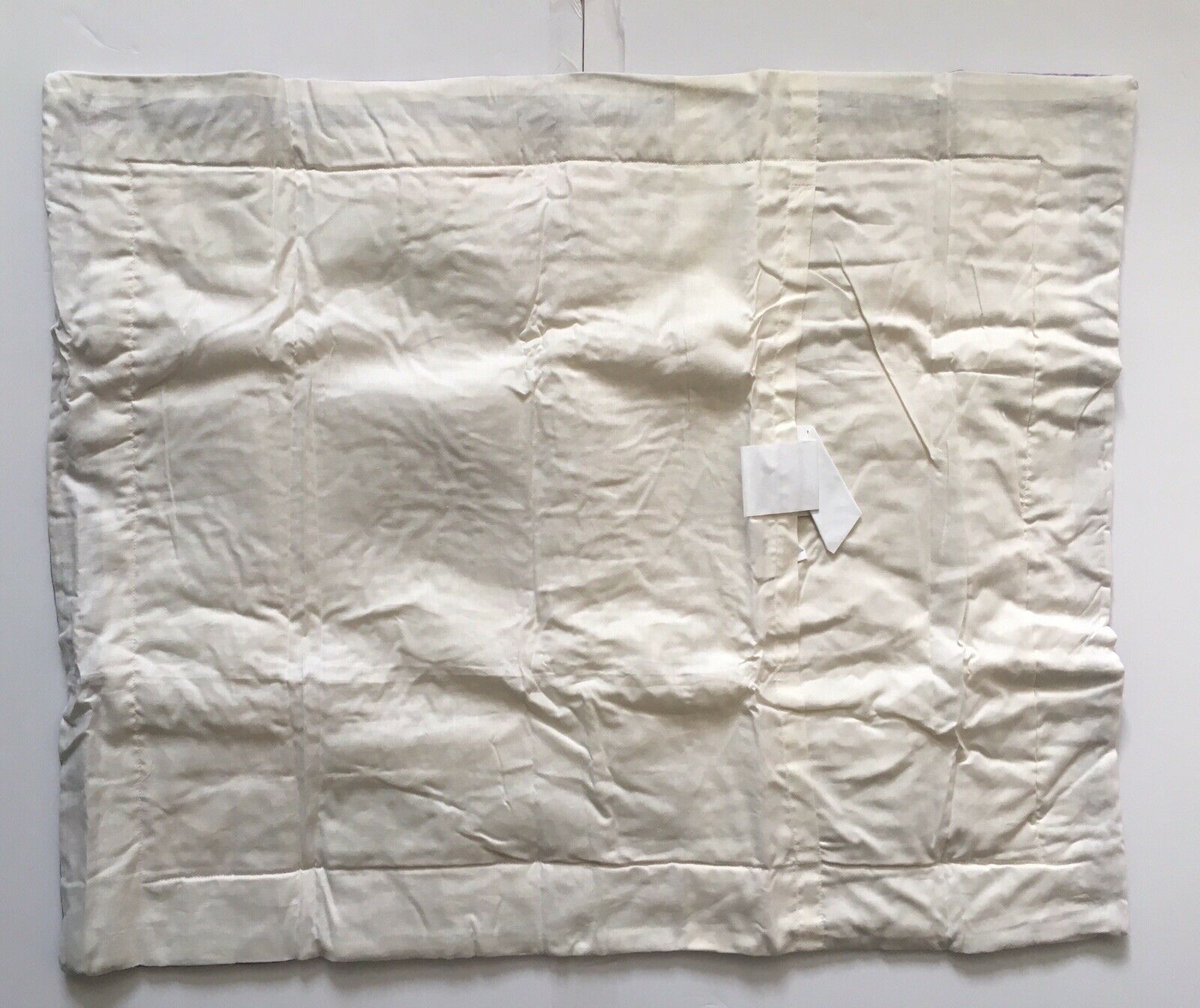 Butterfly Standard Pillow Sham Embroidered Detail Appliqué Design Lavender Multi - Fresh Stock Dated February 2026