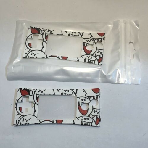 BRAND NEW Boo Ghost aftermarket Faceplate for Nintendo gameboy micro - Fresh Stock Dated December 2025