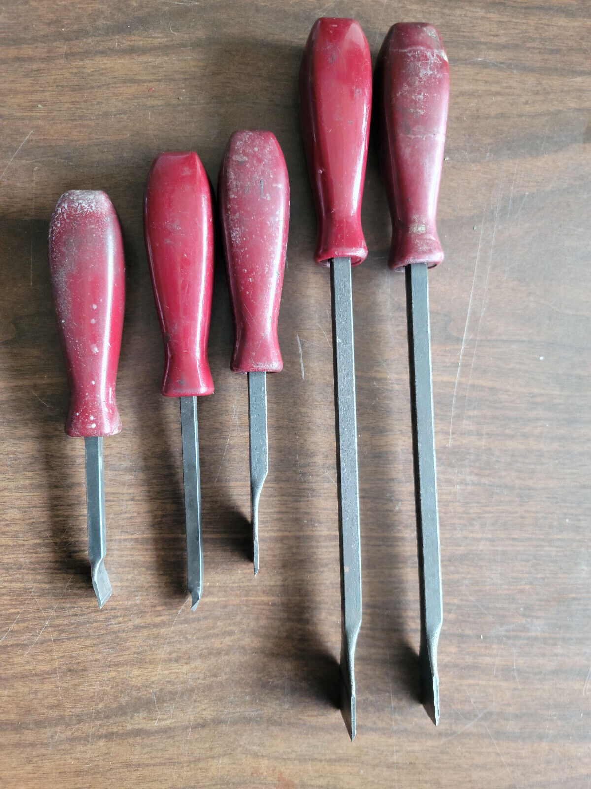 MATCO TOOLS 5-PIECE SCRAPER SET (1xMODIFED, 1xBROKEN) - USED - Fresh Stock Dated February 2026