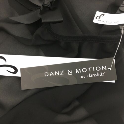 Danshuz Danz N Motion Black Mock Wrap Dance Skirt Toddler Girls Kids Size Small - Fresh Stock Dated December 2025