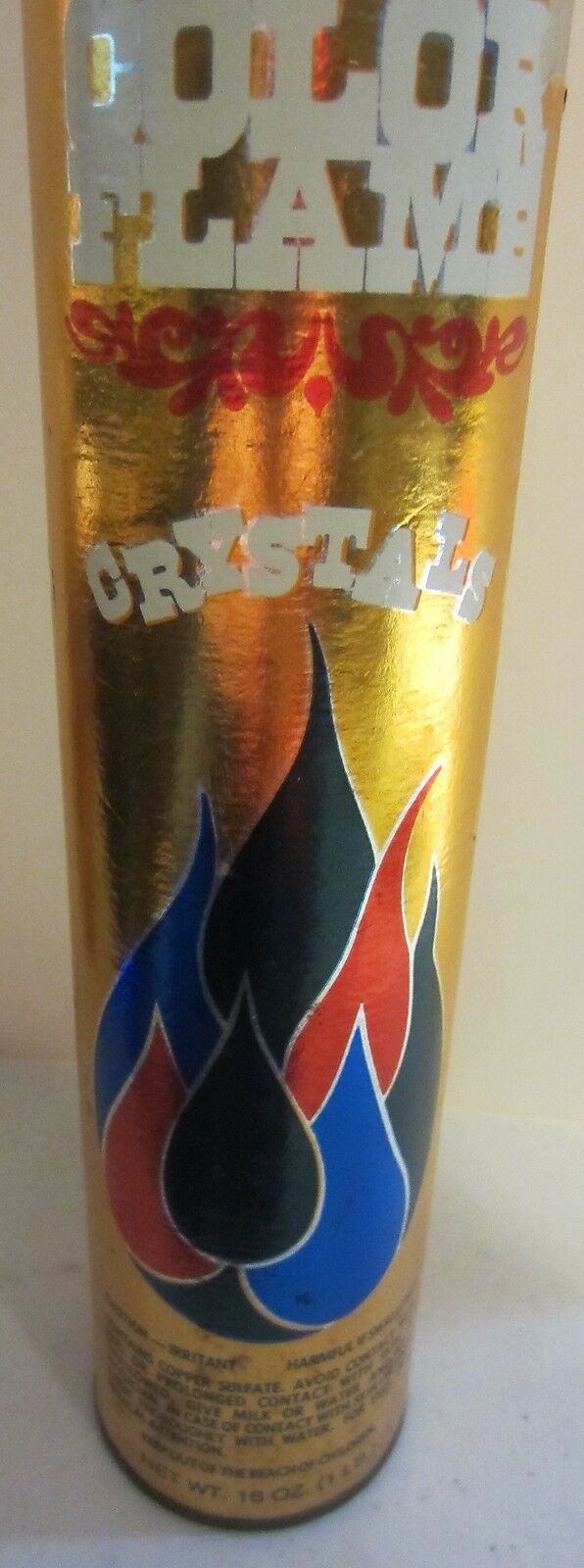 Vintage Seymour 1970's Color Flame Crystals for Fireplace - Fresh Stock Dated December 2025