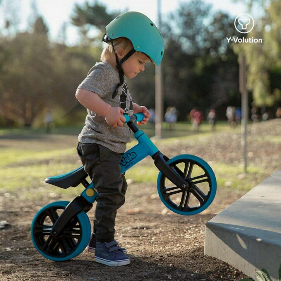 Yvolution Y VELO Junior Toddler STARTER BALANCE BIKE No-Pedal CHOOSE COLOR! FUN - Fresh Stock Dated February 2026