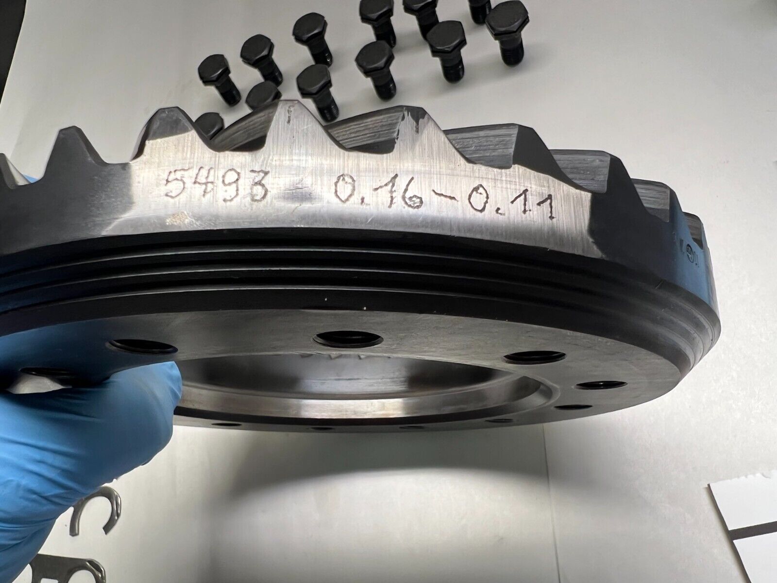 1979 Porsche 924 Snail Shell Ring and Pinion 7:35 477302911C - Fresh Stock Dated February 2026