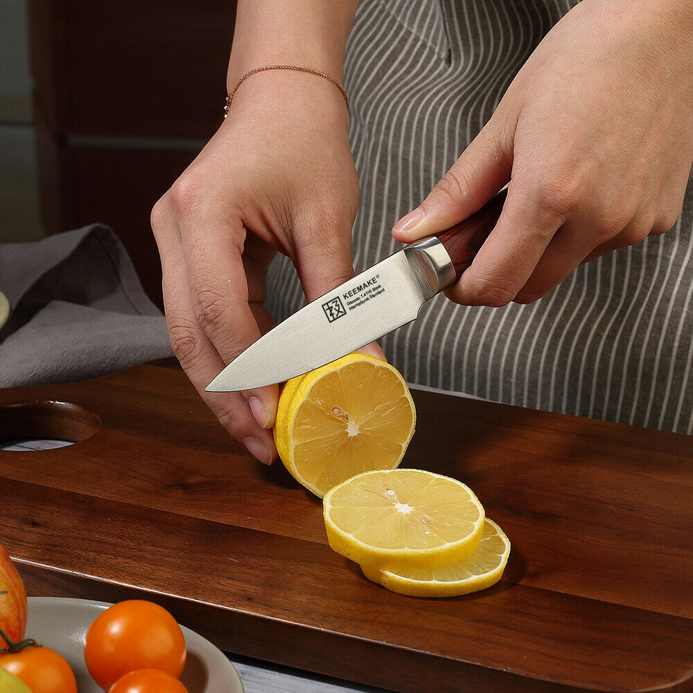 3.5 inch Paring Knife Peeling Knife Stainless Steel Utility Razor sharp Cutter - Fresh Stock Dated December 2025