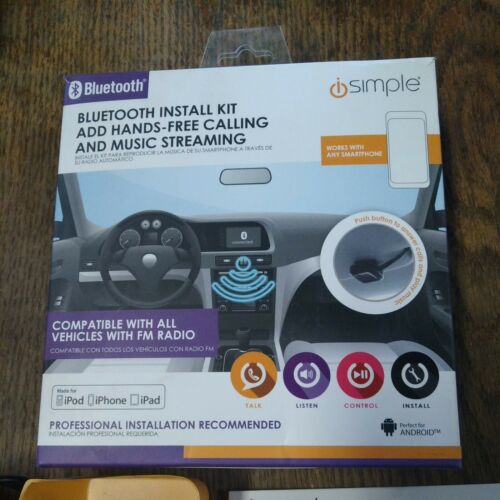 iSimple ISFM2351 TranzIt BLU HF Bluetooth Enabled FM Transmitter--NEW IN BOX - Fresh Stock Dated February 2026