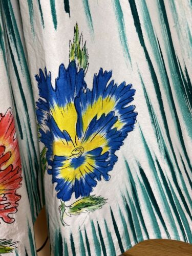 maya de Mexico 1950s hand-painted circle skirt size 14 - Fresh Stock Dated February 2026