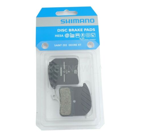 Shimano H03A Resin Disc Brake Pad +Ice-Tech Fin fits BR-M8020/M820,Zee BR-M640 - Fresh Stock Dated February 2026
