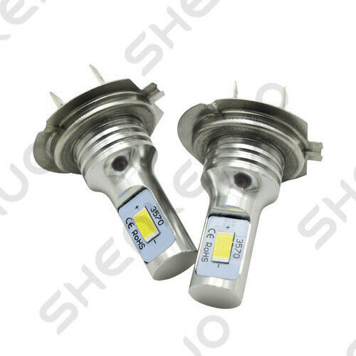 For Honda CBR1000RR 04-2016 CBR600RR 03-2017 Ice Blue H7 LED Headlight Bulbs YHB - Fresh Stock Dated February 2026