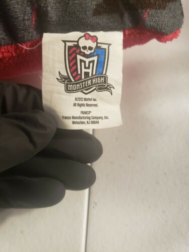 2013 Monster High Pillow 10x10 Inch Pillow Frankie Stein & Clawdeen Wolf - Fresh Stock Dated December 2025