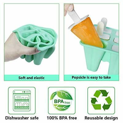 Popsicle Molds, Silicone Popsicle Molds DIY Reusable Ice Pop Molds - Easy - Fresh Stock Dated December 2025