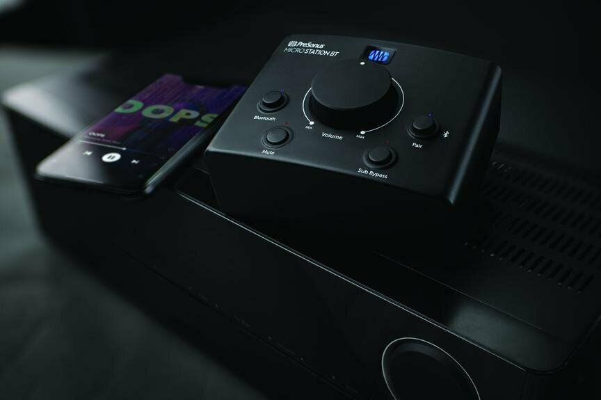 PreSonus MicroStation BT 2.1 Monitor Controller with Bluetooth - Fresh Stock Dated February 2026