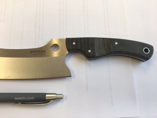 BOKER GORM CHEF'S KNIFE BLACK 130560 - Fresh Stock Dated December 2025