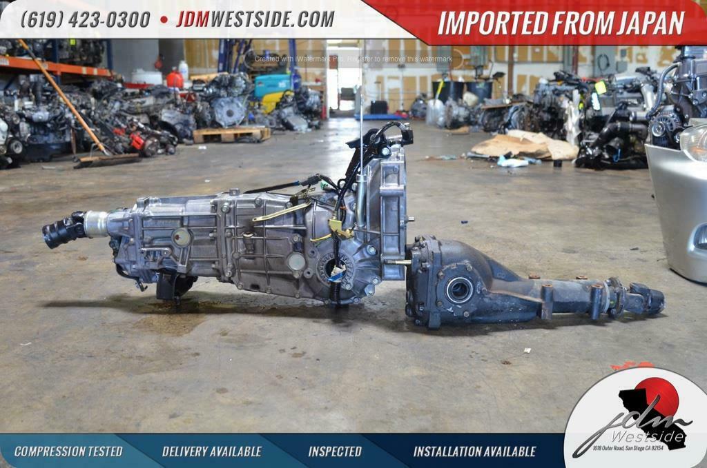 JDM 2004 2005 2006 SUABARU  LEGACY EJ20X  TRANSMISSION AND REAR DIFF FD 4.11 - Fresh Stock Dated December 2025