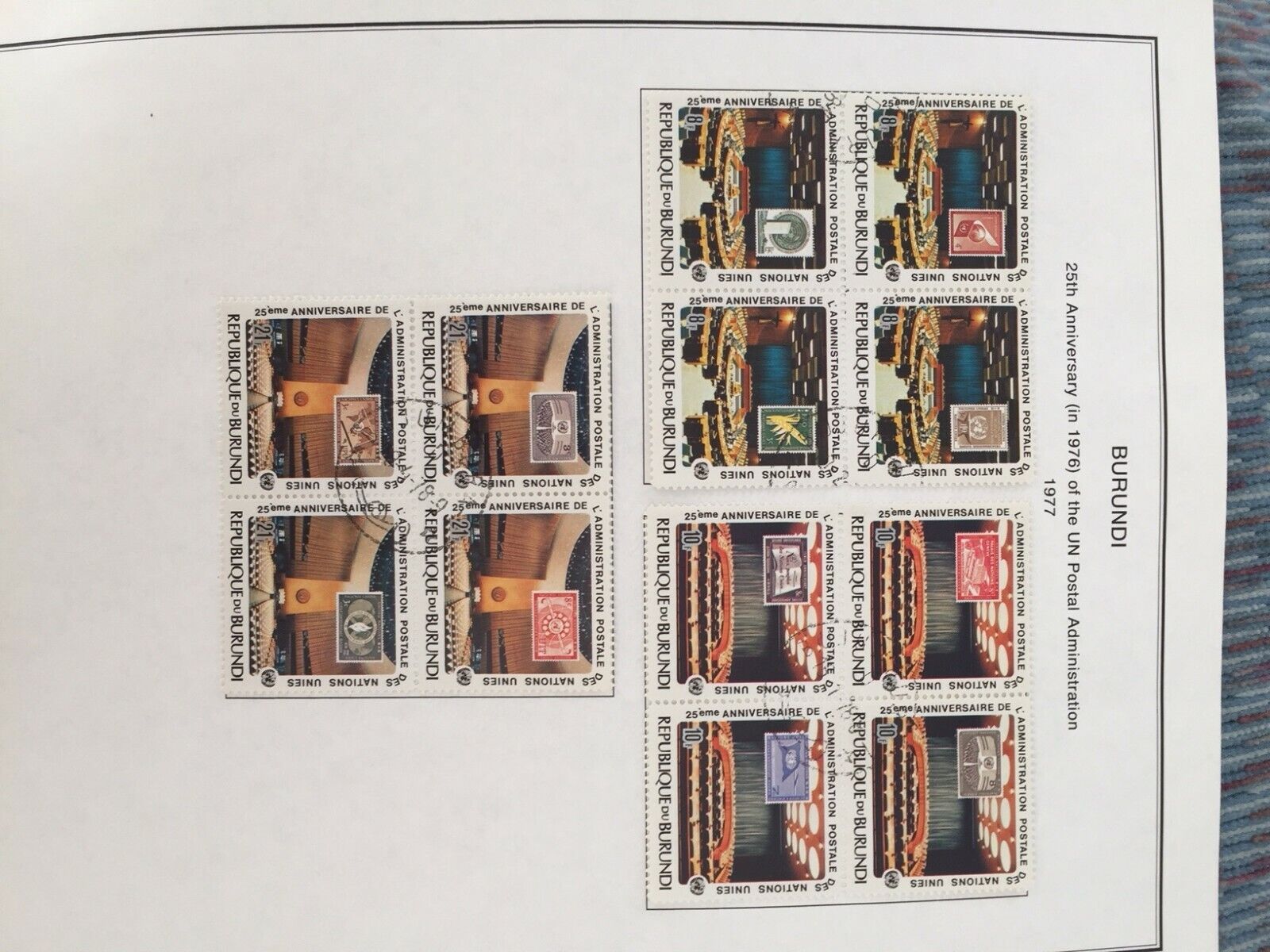 Burundi, small collection, used/mint Cat. ~0+ - Fresh Stock Dated January 2026