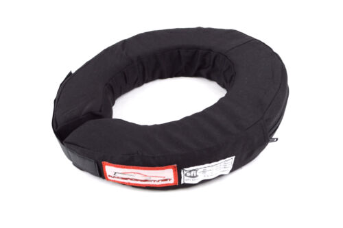 HELMET NECK SUPPORT BLACK 360 CIRCLE ADULT NECK BRACE SFI 3.3 KART - Fresh Stock Dated February 2026