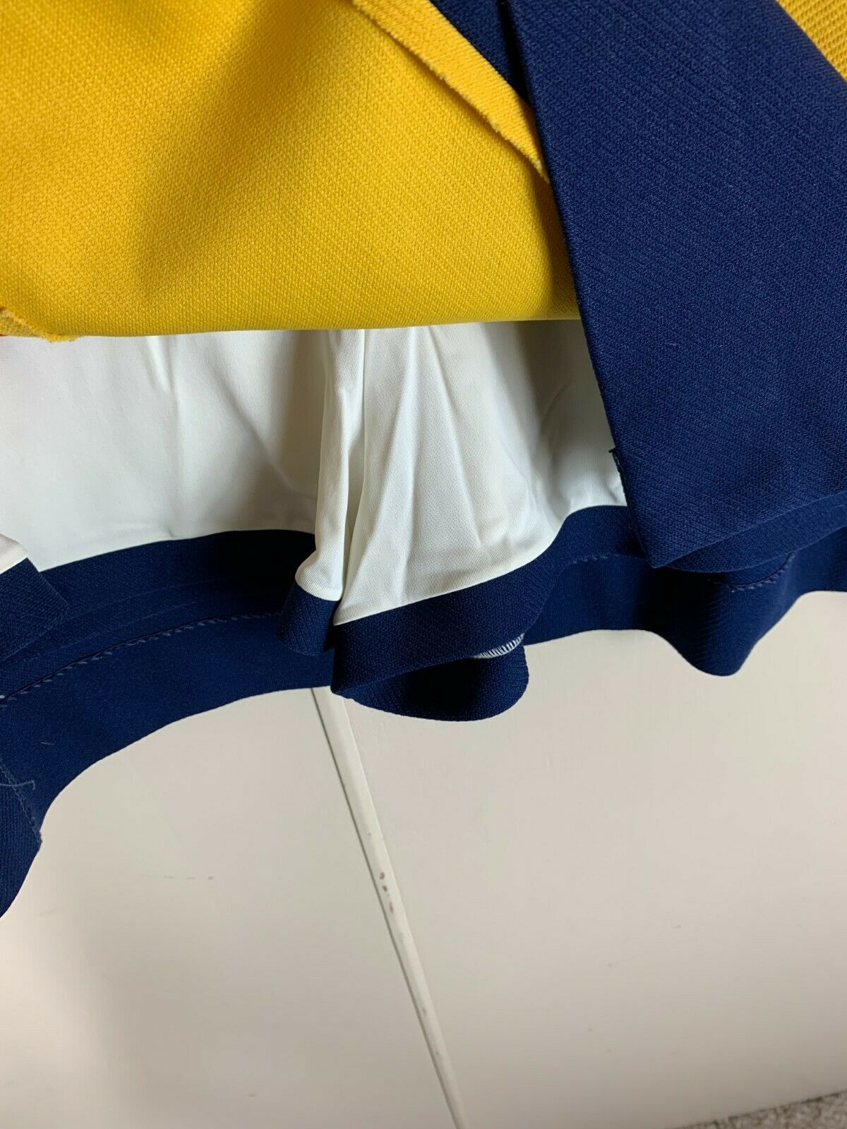 Women's Vintage David Smith Color Blocked Knee Length Golf Skirt Size 12 - Fresh Stock Dated February 2026