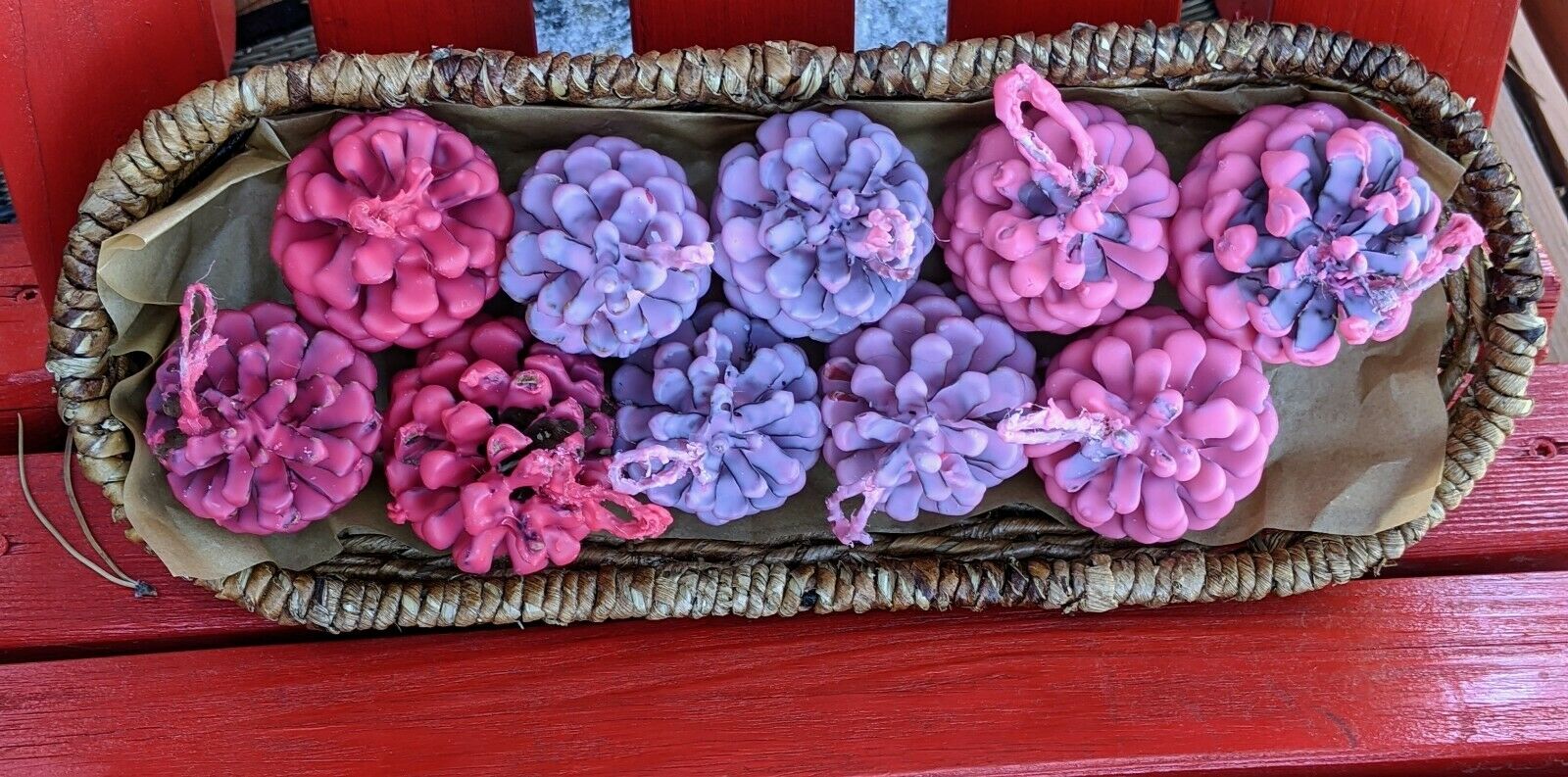 Vanilla scented Pine Cone Fire Starters - Fresh Stock Dated February 2026