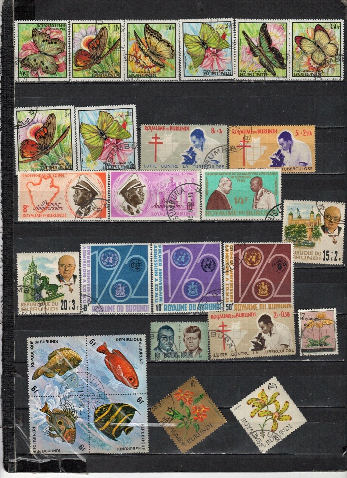 Burundi -  Lot Of Early Unused  & Used Stamps (GHA200) - Fresh Stock Dated January 2026