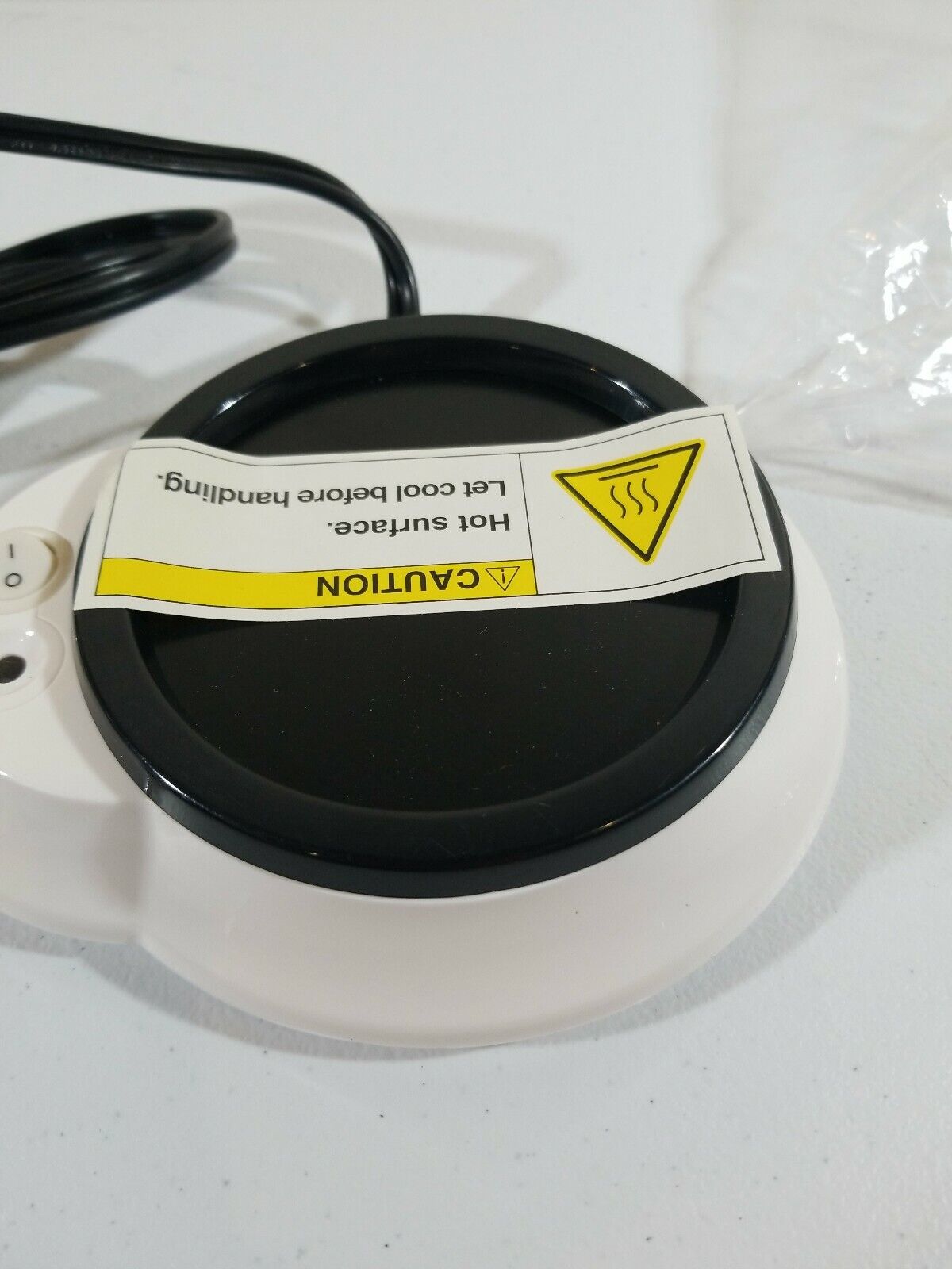 New White Intertek Electric Beverage Warmer - Open Box - Stylish For Home/Office - Fresh Stock Dated February 2026