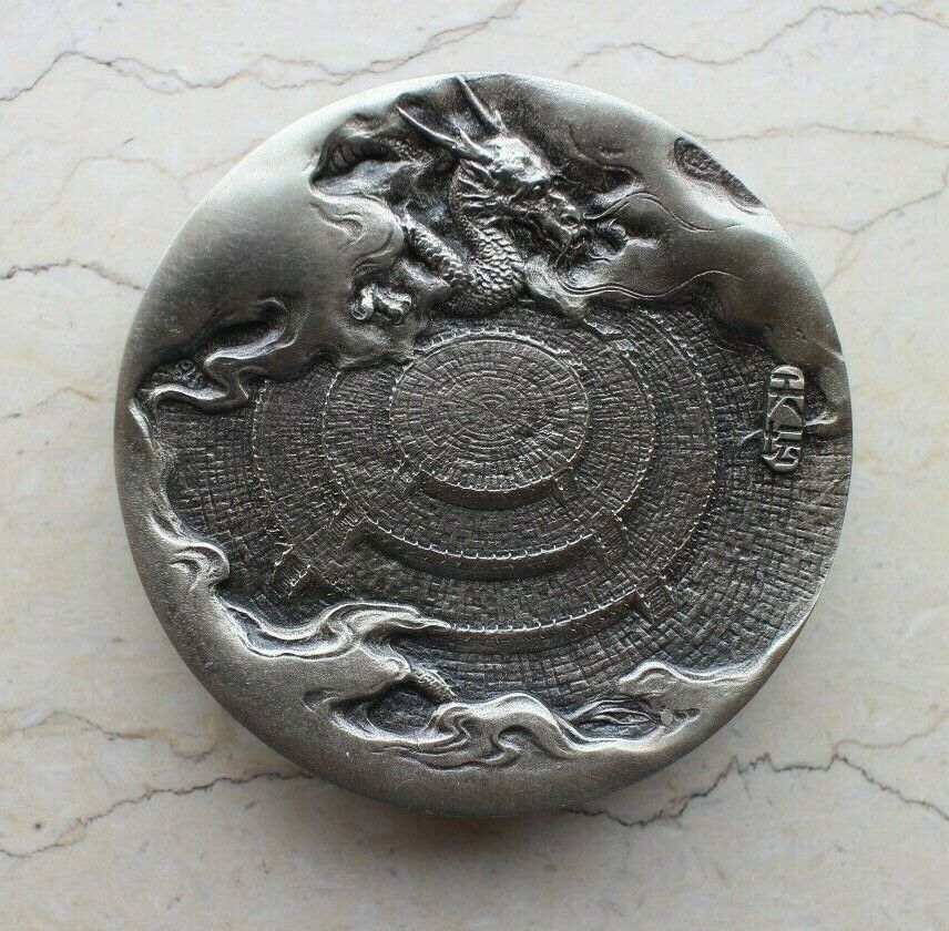 China 2018 60mm Paktong Medal - Temple of Heaven - Fresh Stock Dated February 2026