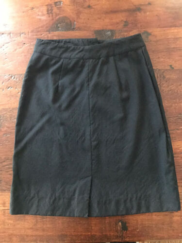 J. Jill Vintage ‘90’s Wool Straight Skirt Sz 4P Black - Fresh Stock Dated March 2026