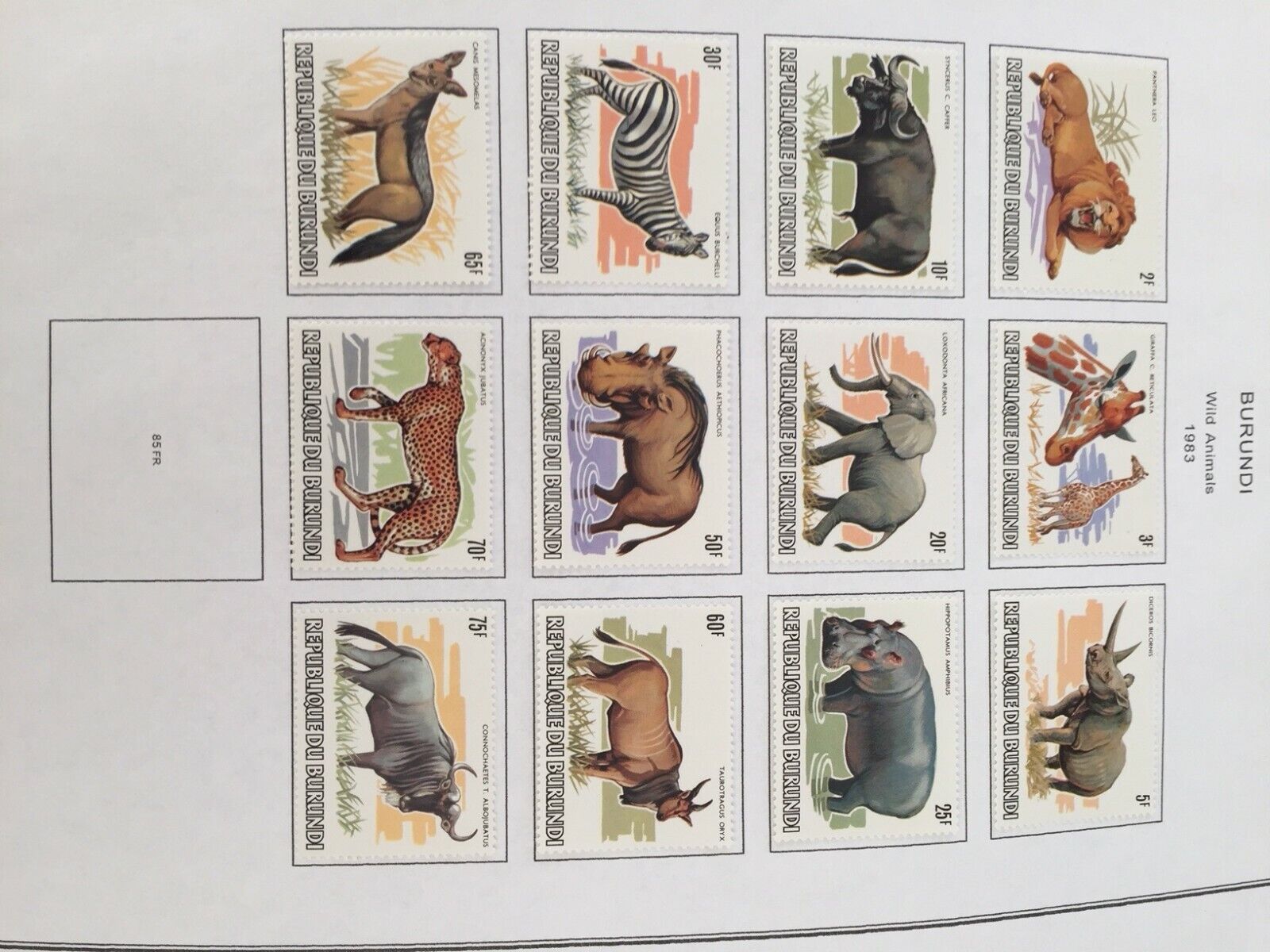 Burundi, small collection, used/mint Cat. ~0+ - Fresh Stock Dated January 2026