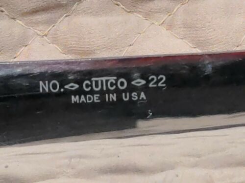 3 CUTCO Knives with Wall Mount Holder No. 22, 23, 24 Brown Handles - Fresh Stock Dated December 2025