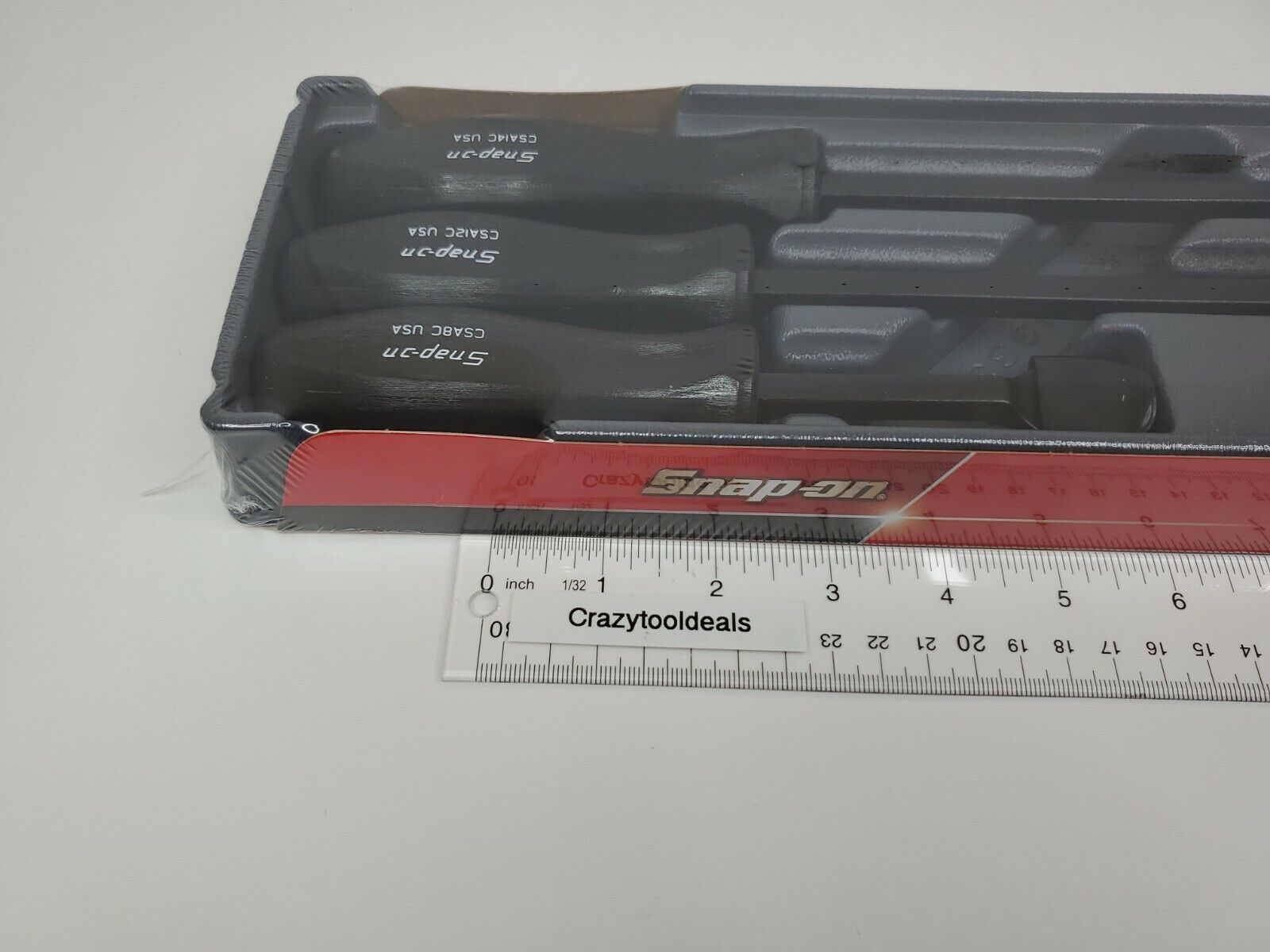 Snap On Tools NEW CSA300A 3 Piece Black Hard Handle Rigid Carbon Scraper Set USA - Fresh Stock Dated February 2026