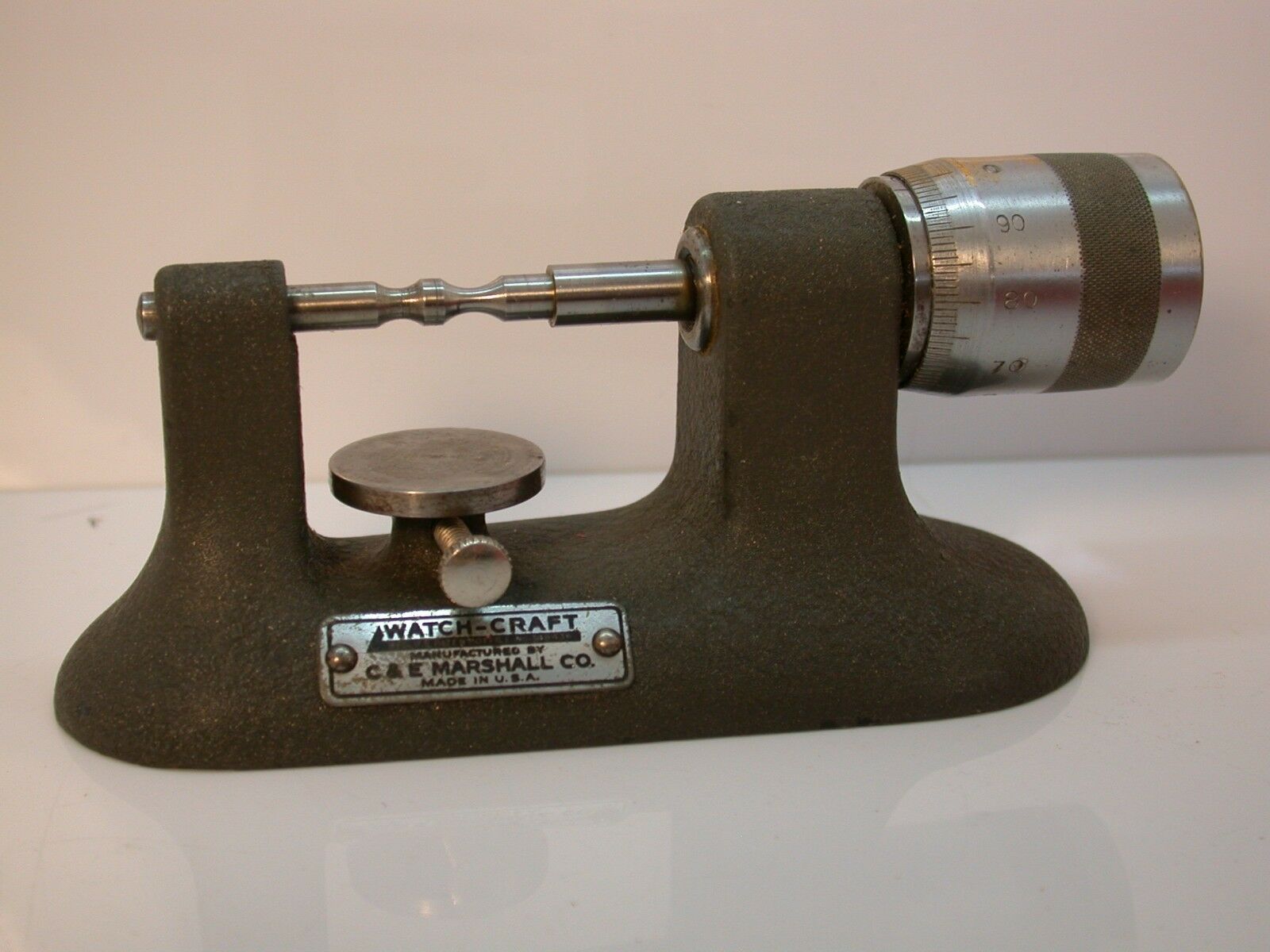 C & E Marshall Bench Micrometer With Gauge in with Original Instructions - 25C - Fresh Stock Dated February 2026