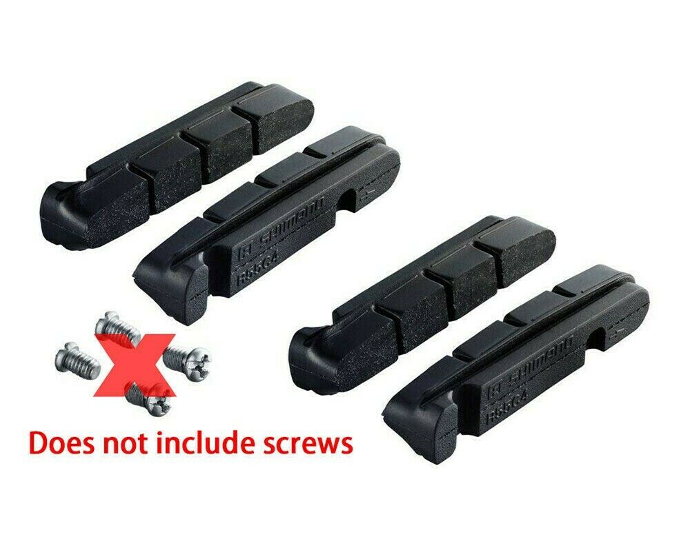 SHIMANO R55C4 DURACE ULTEGRA 105 ROAD BIKE BRAKE PADS (2 sets) - Fresh Stock Dated December 2025