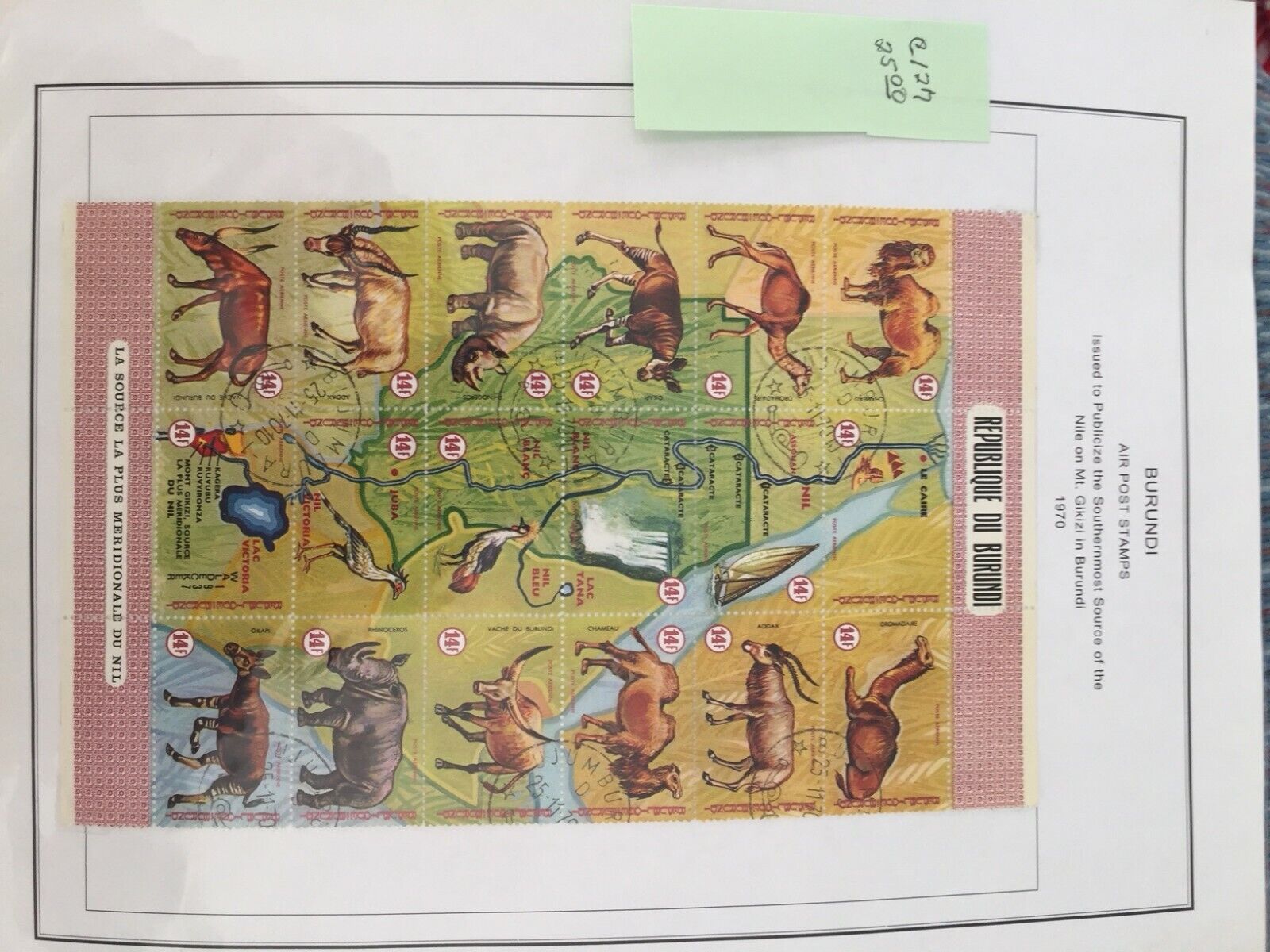 Burundi, small collection, used/mint Cat. ~0+ - Fresh Stock Dated January 2026