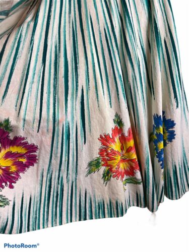maya de Mexico 1950s hand-painted circle skirt size 14 - Fresh Stock Dated February 2026