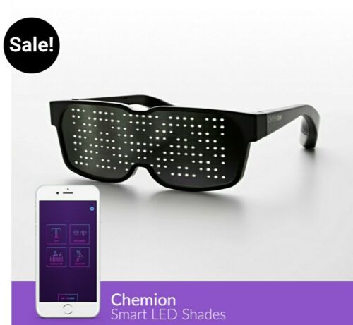 MAR SALE ! Chemion customizable led glasses for parties, clubs, NYE, festivals - Fresh Stock Dated December 2025