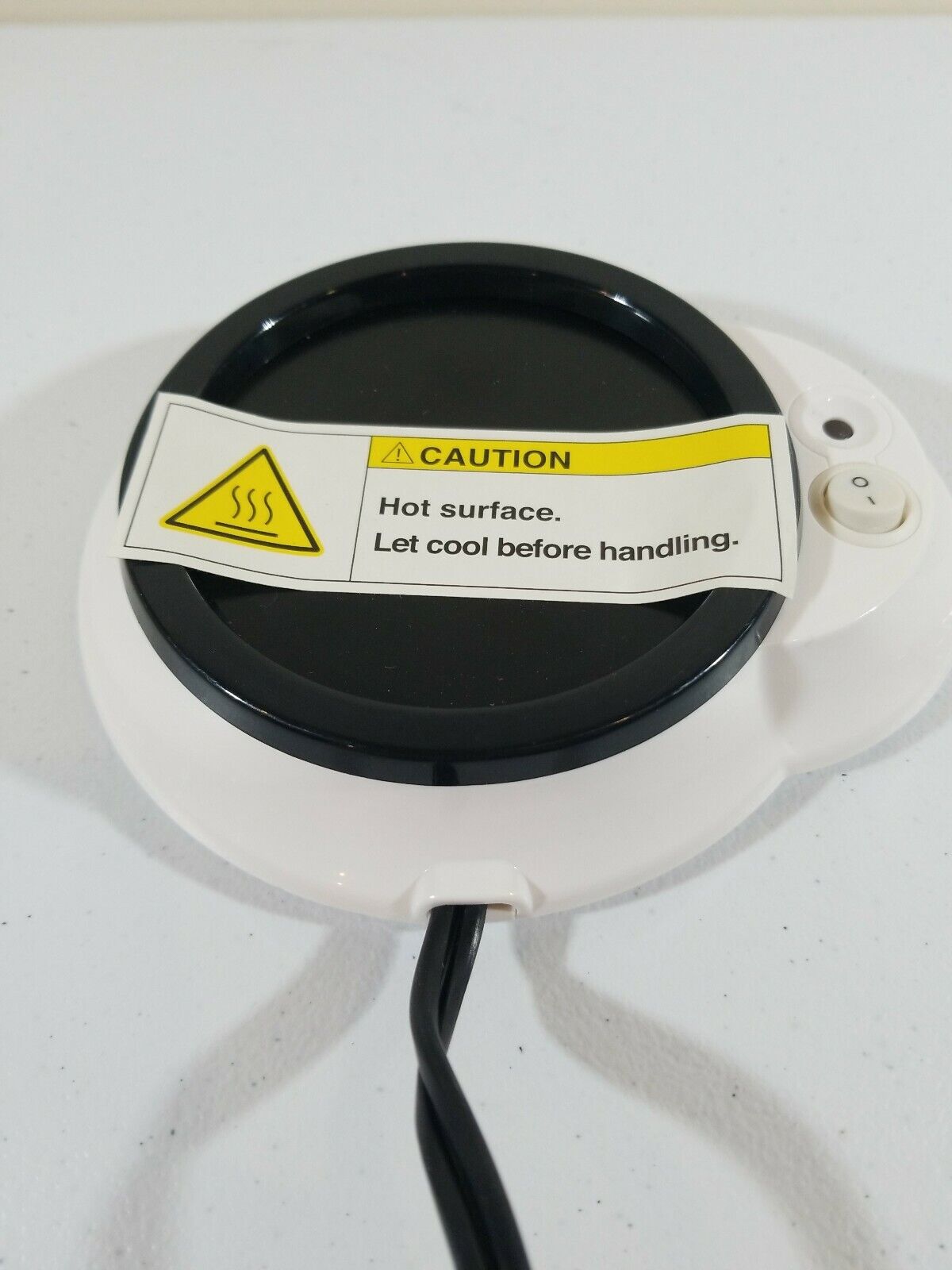 New White Intertek Electric Beverage Warmer - Open Box - Stylish For Home/Office - Fresh Stock Dated February 2026