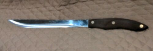 3 CUTCO Knives with Wall Mount Holder No. 22, 23, 24 Brown Handles - Fresh Stock Dated December 2025