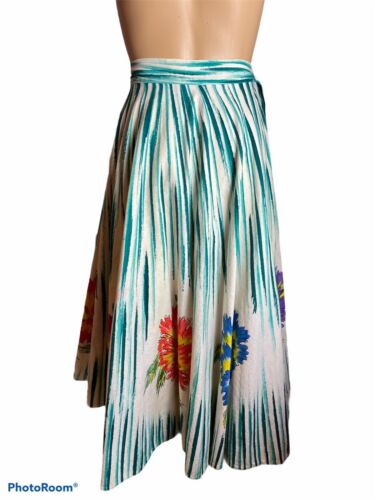 maya de Mexico 1950s hand-painted circle skirt size 14 - Fresh Stock Dated February 2026