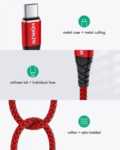 USB Type C Cable 10 ft [2 Pack],USB-A to USB-C Fast Charger 10ft+10ft, Red - Fresh Stock Dated February 2026