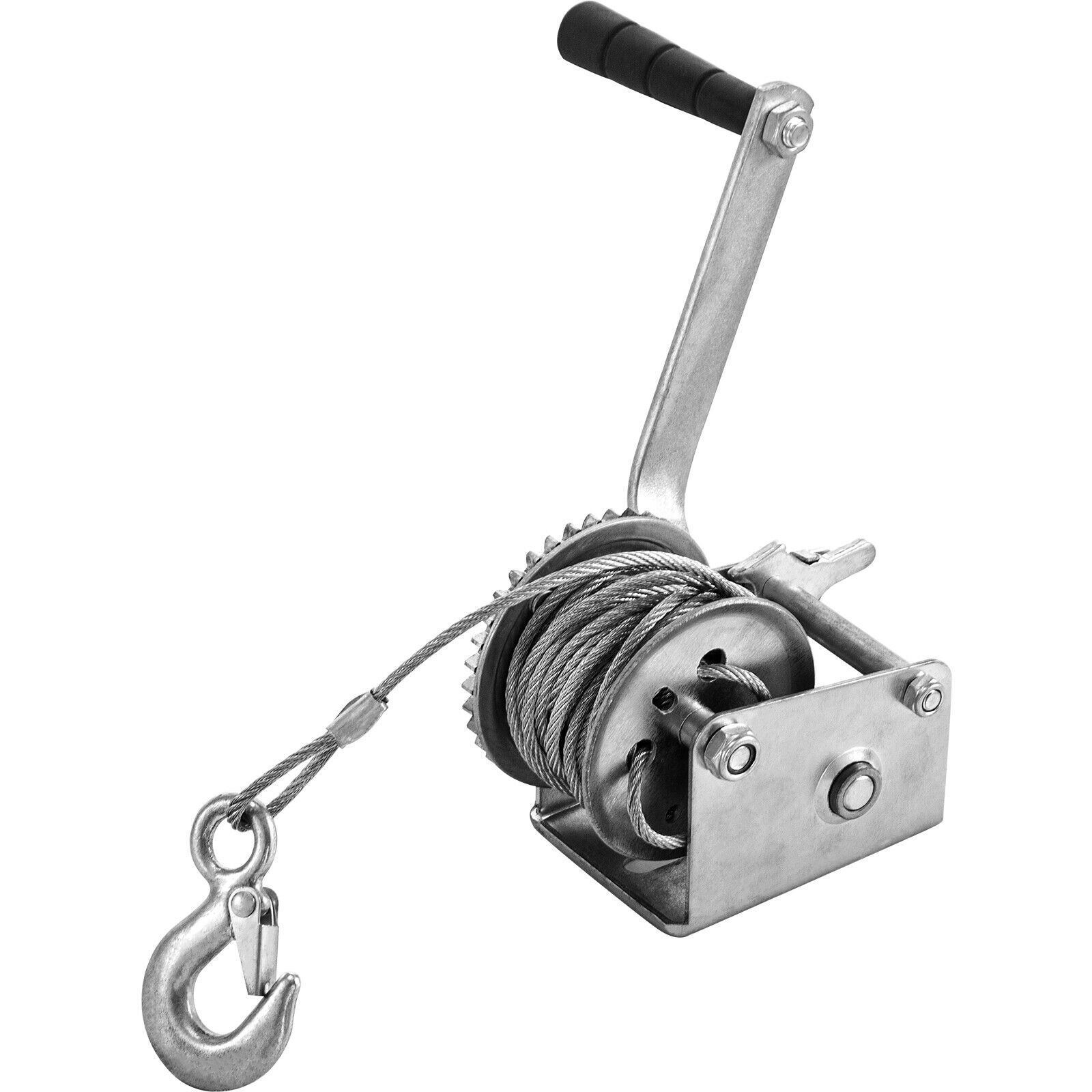 VEVOR Hitch Mounted Deer Hoist Hitch Game Hoist 500lbs Winch Swivel w/ Gambrel - Fresh Stock Dated December 2025
