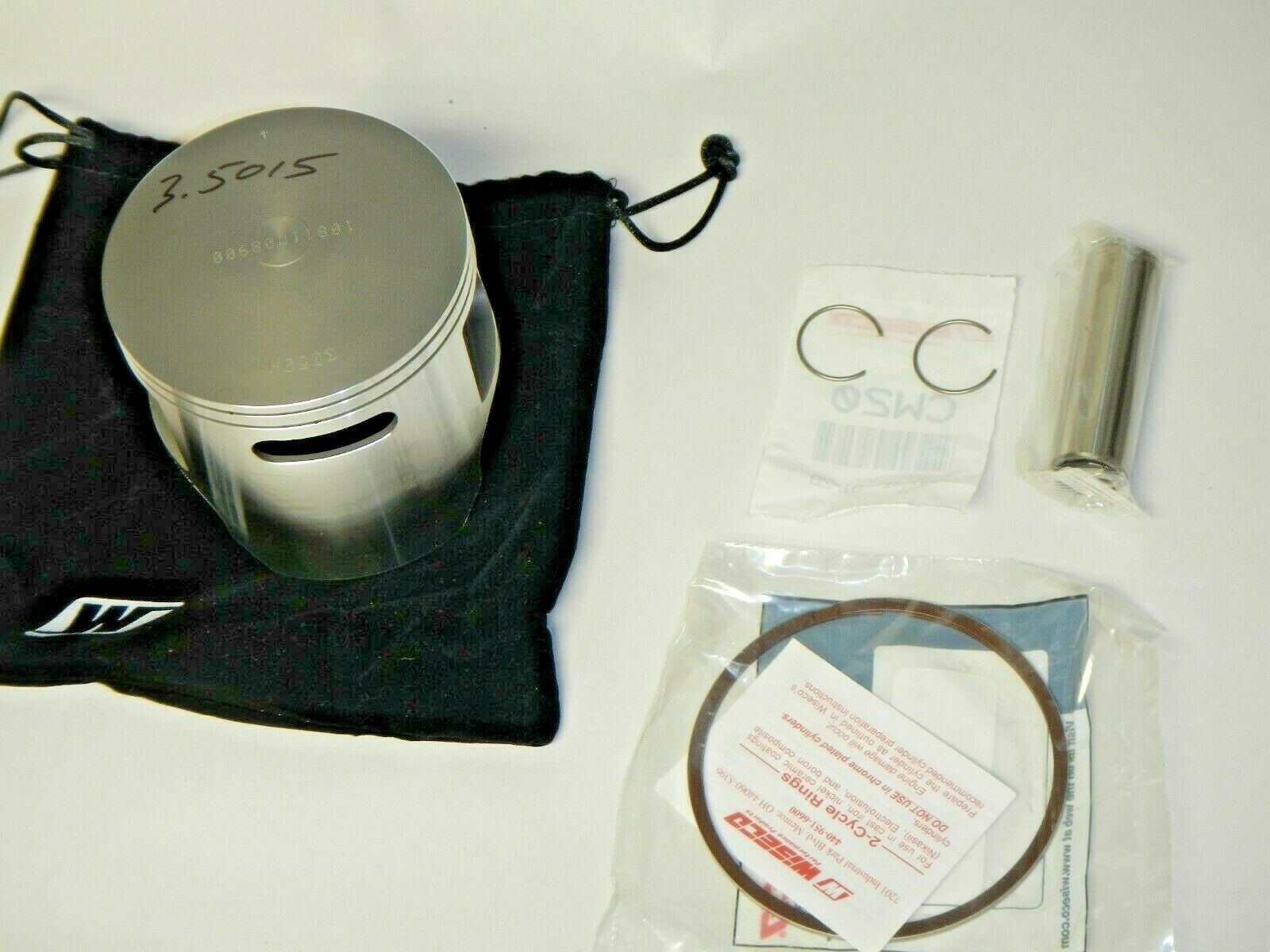 NEW Re-plated OEM cylinder & Wiseco piston kit set 1990 KTM 500 MX 56530005001 - Fresh Stock Dated February 2026