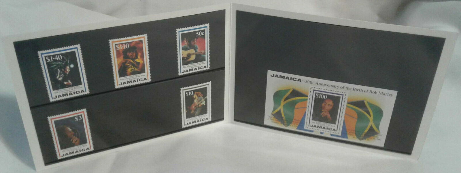 50th Anniversary of the Birth of Bob Marley Stamp Album (Jamaica) - Fresh Stock Dated December 2025