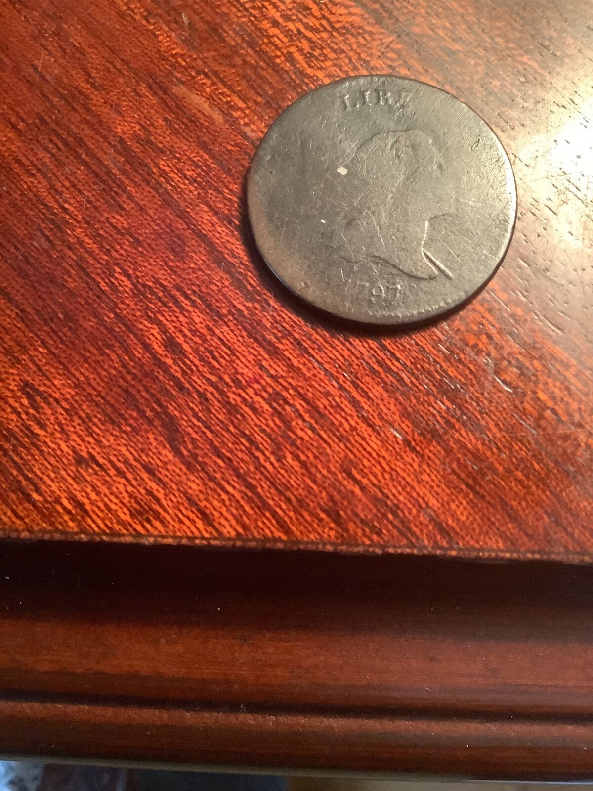 1797  LIBERTY CAP  HALF CENT   plain edge  see description - Good Condition ^ - Fresh Stock Dated February 2026