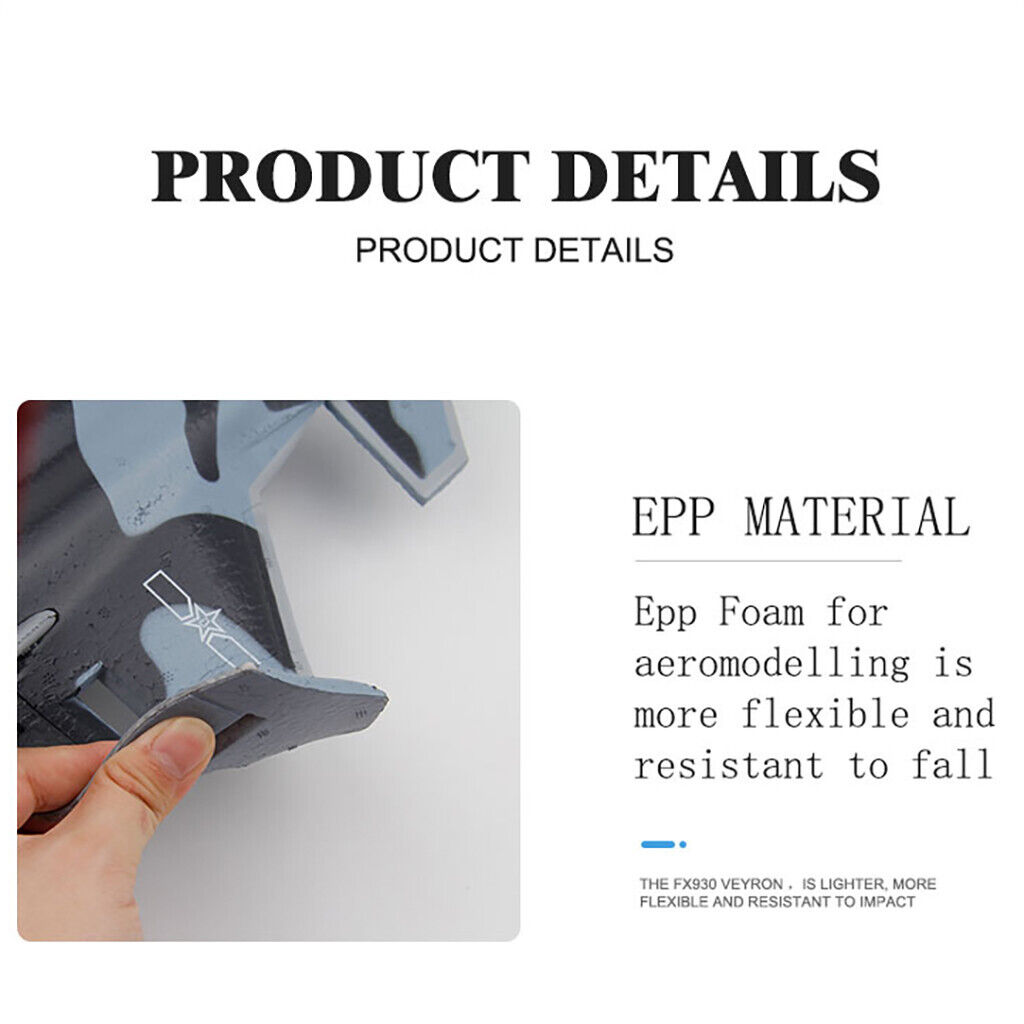 FX930 Remote-Controlled Glider Fixed-Wing Model Aircraft Toy Foam Aircraft Toy - Fresh Stock Dated February 2026