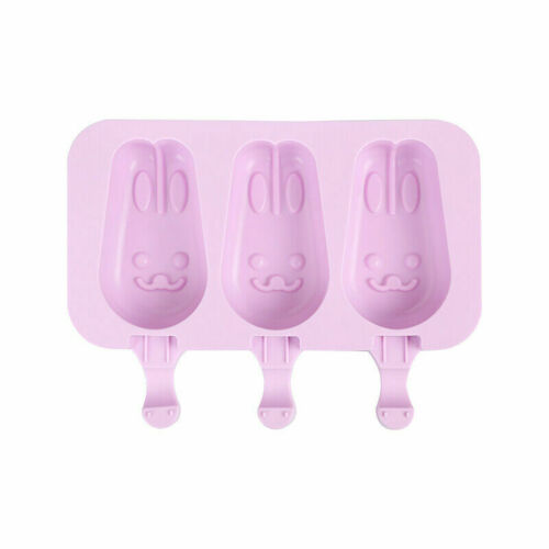 Silicone Frozen Popsicle Mold Ice Cream Lolly Pop Maker Tray with Lid+50 Sticks - Fresh Stock Dated February 2026